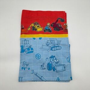 Y2K‎ Bob the Builder 2007 Flat Sheet Only Twin SZ Character AOP Nostalgia